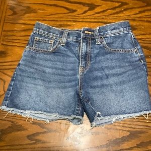 Old Navy Girls Blue Denim Cutoff Shorts